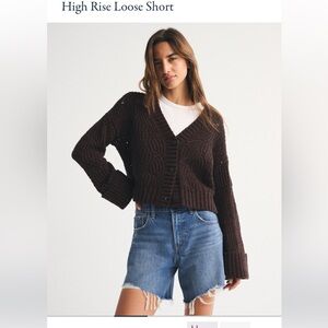 Abercrombie & Fitch High Rise Loose Shorts